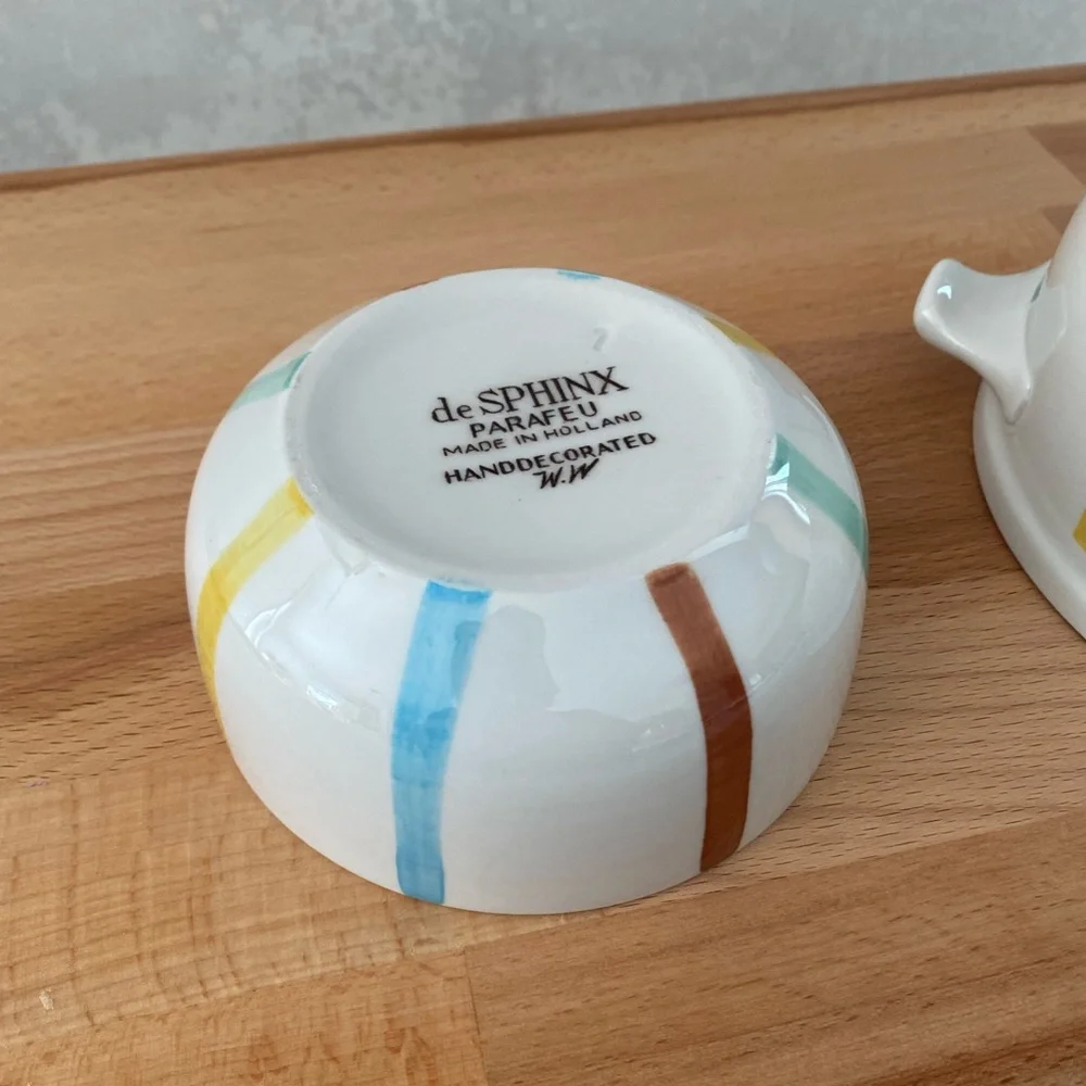 Vintage De Sphinx Parafeu Holland Casserole dish and bowl - Picture 8 of 9